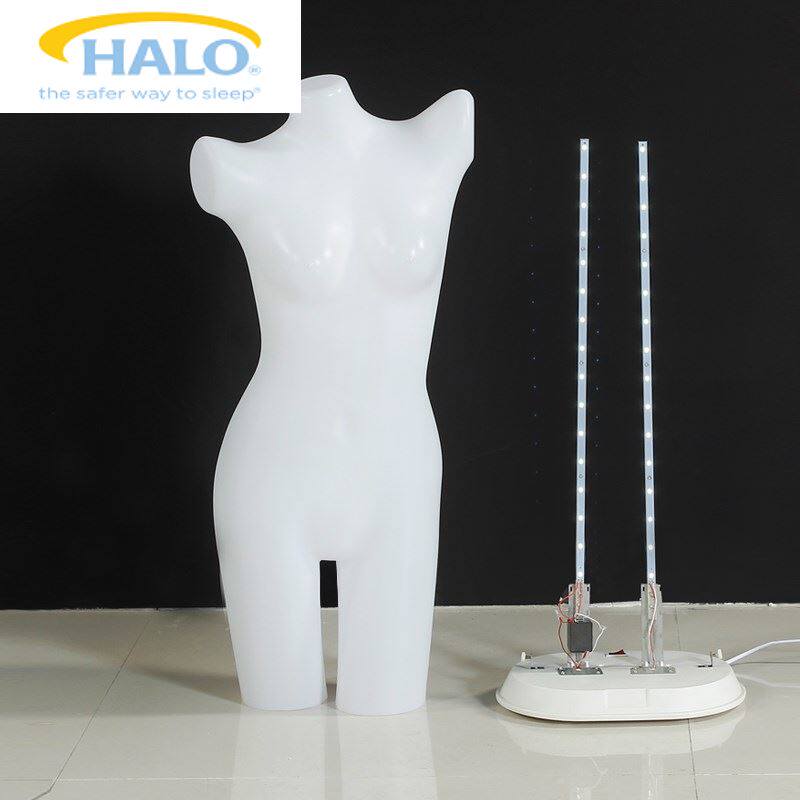 内发光加厚灯膜移动美体半身内衣女薄款灯光道具塑身衣模特