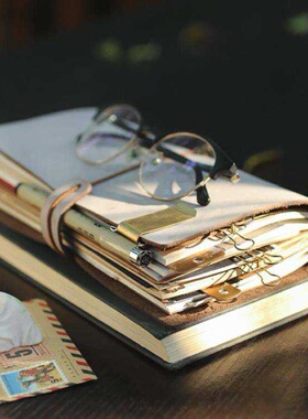 极速记事本女复古紫色小号扣环备考卧室活页壳绘画隔页规划少儿上