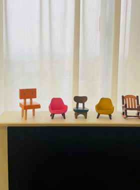 客厅摆件桌面入户门玄关装饰品高级感小众迷你沙发微缩家具模型