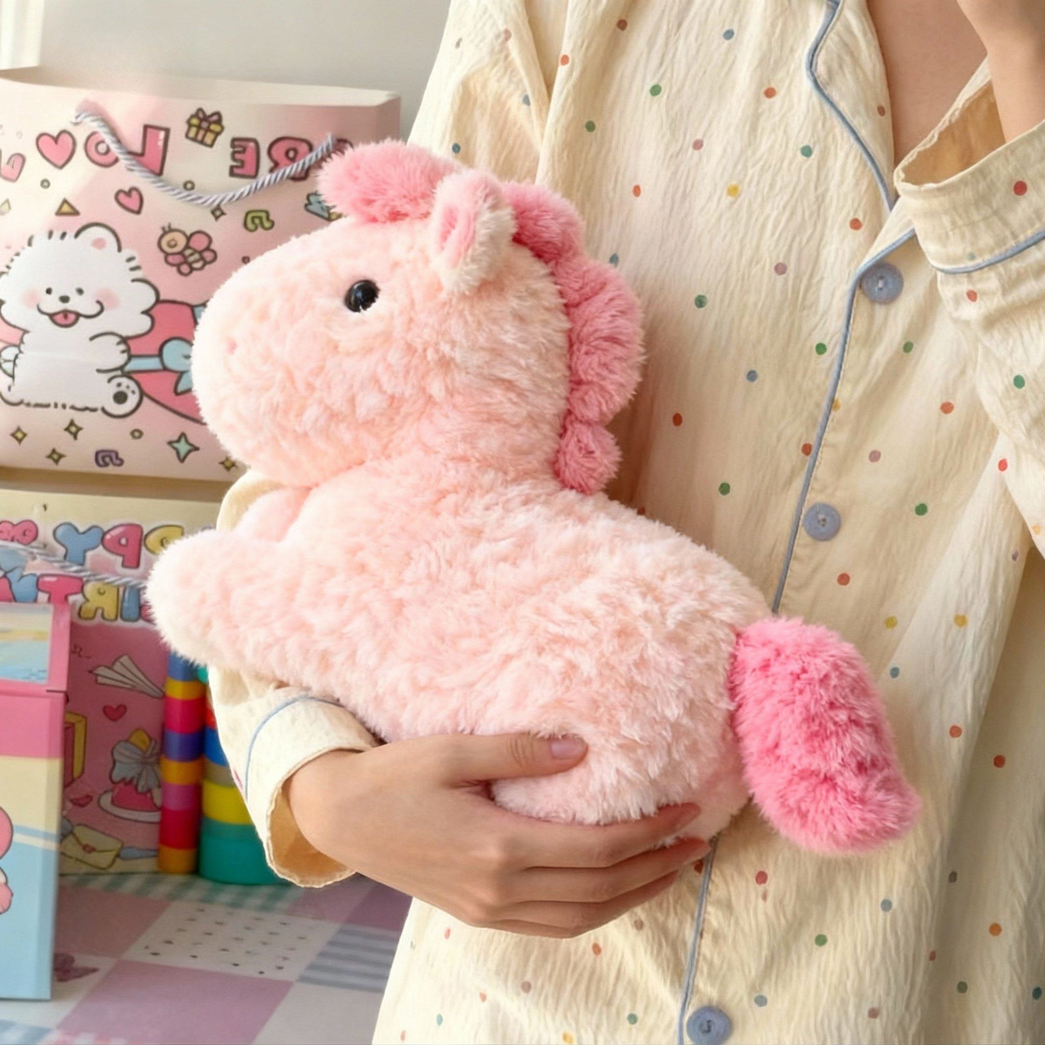 2026生肖马年吉祥物玩偶公仔毛绒玩具抱枕女生睡觉专用床上新款