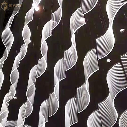 售楼部沙盘酒店大堂宴会厅创意亚克力导光板非标工程灯