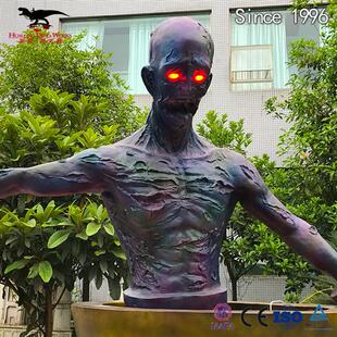 鬼屋密室仿真鬼怪NPC道具来图定制节日氛围制造万圣节恐怖摆件