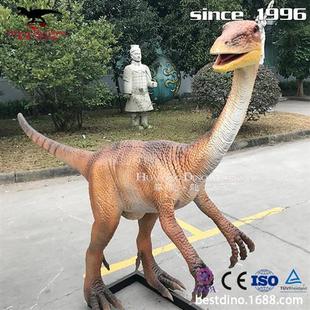 恐龙乐园商场公园大型仿真机械硅胶恐龙模型鸟龙恐龙摆件引流模具