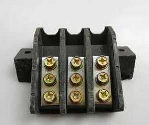 。电焊机配件三相输入端子接Z线盒BX1系列三排电源输入端子接线板