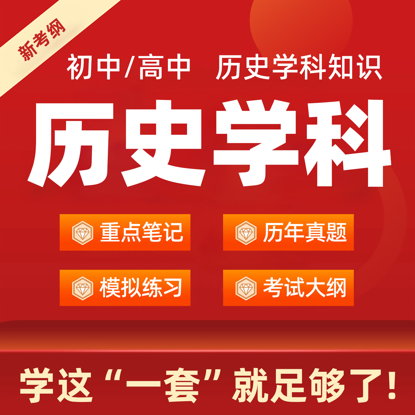 高中初中历史教资科目三专业重点笔记学科知识历年真题电子版资料