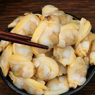 蛤蜊肉无沙花甲肉文蛤贝壳肉黄蚬子海鲜蚬子肉冷冻海鲜200g/包