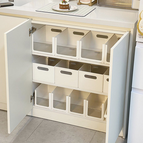 抽屉式橱柜收纳盒零食杂物收纳筐