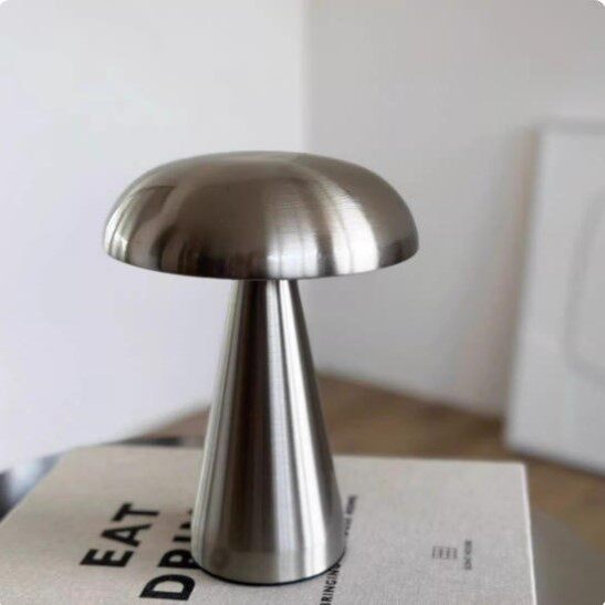 吧台桌灯蘑菇灯氛围卧室餐厅咖啡厅酒吧卡座触摸充电欧风小台灯