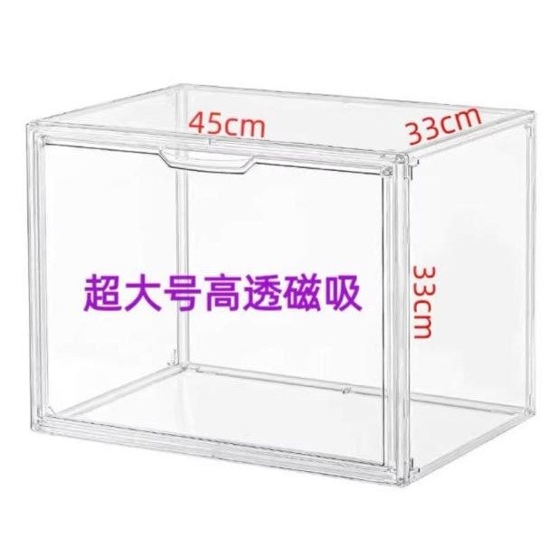 头盔收纳盒超大号亚克力展示盒防尘防氧化娃娃玩偶手办包包收纳柜图片