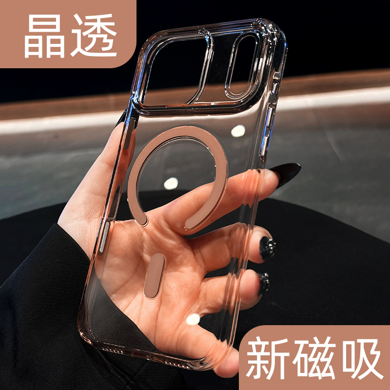 【一体拍照键】高透不发黄手机壳