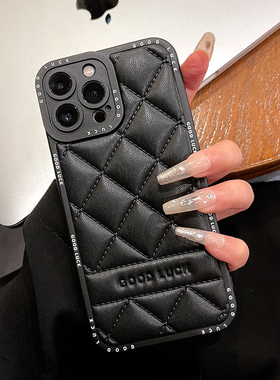 新款goodluck高级感15适用苹果14手机壳12promax网红爆款13pro萍果13pormas简约11超火奢华13韩国ins风小众17