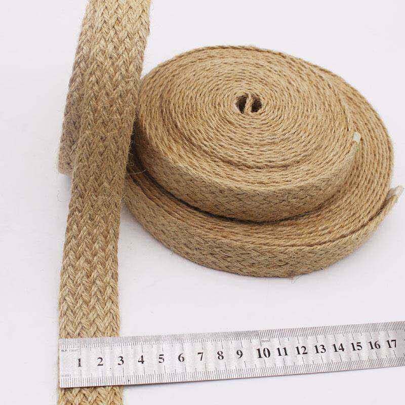 空调管道装饰麻绳下水管道扁麻花边织带旧物改造DIY编织缠管子