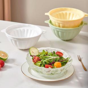 冰碗模具大号冷面家用制冰盒绵绵雪莲冻冰块制作刺身冰雕雪花小碗