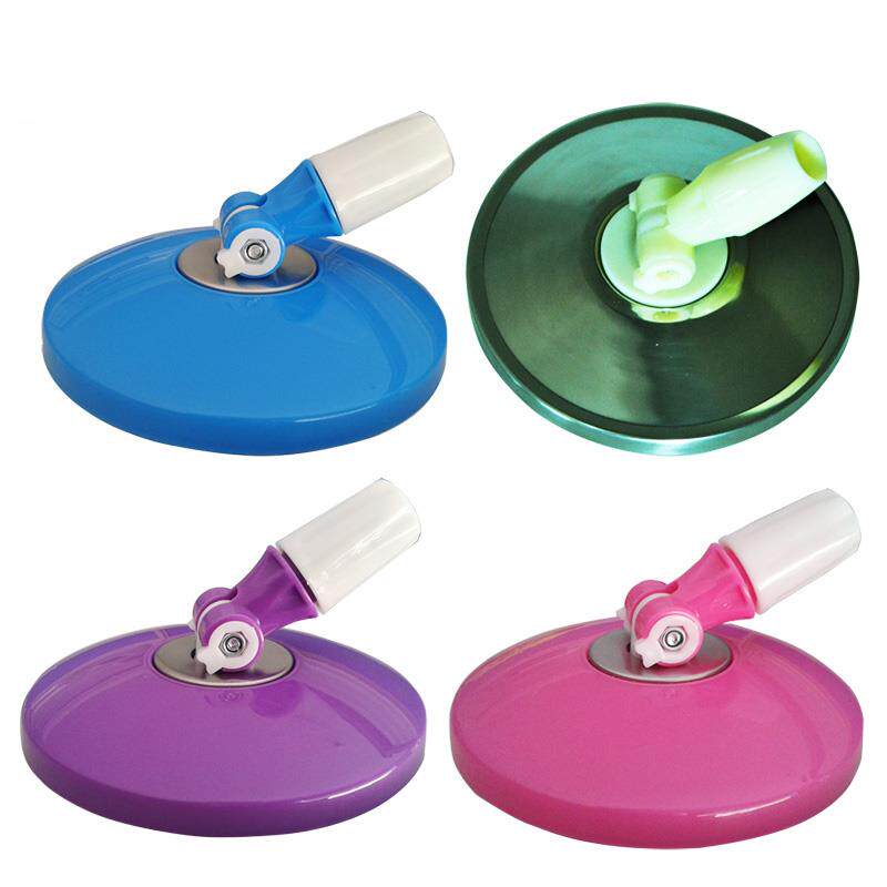 拖把盘22mm杆接口拖盘拖布夹板16cm旋转拖把杆子圆盘配件19mm通用