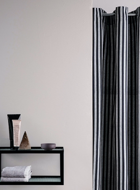 fermLiving条纹几何防水浴帘