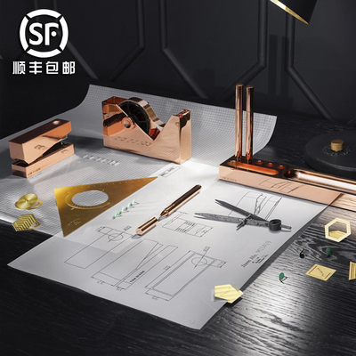 TomDixonCUBE红铜笔胶带座