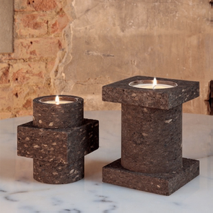 ho+me现货 英国Tom Dixon Materialism Cork软木香薰蜡烛内室香氛