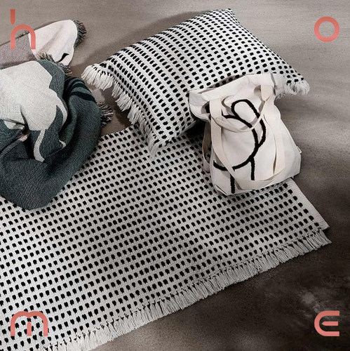 ho+me现货 丹麦ferm LIVING WAY RUG北欧流苏手工编织地毯/门垫 - 封面