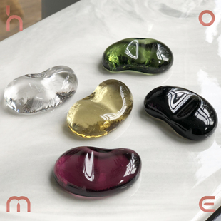 现货 日本制SGHR beans创意豌豆造型手工玻璃筷子架筷子托 礼品