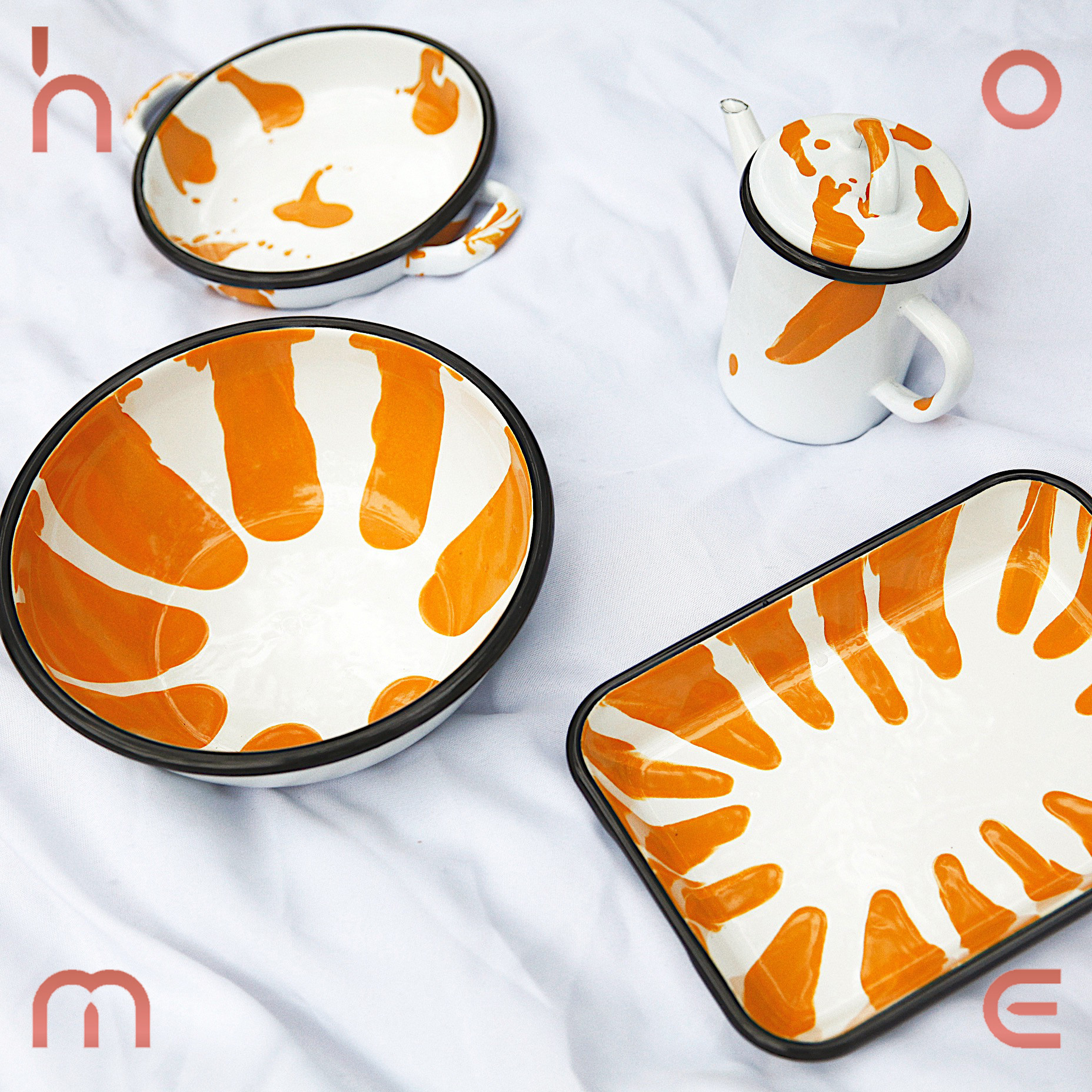 土耳其搪瓷沙拉碗汤碗