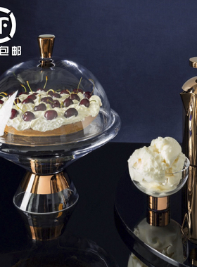 dixon红铜玻璃披萨面包托盘架