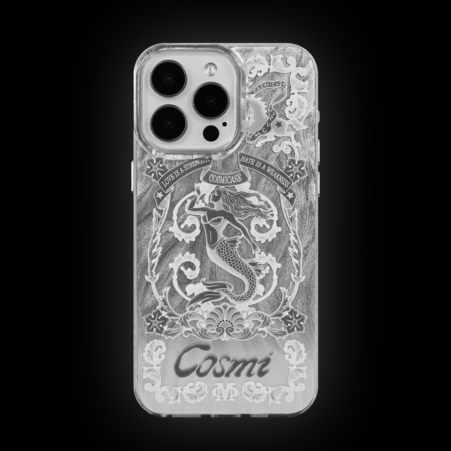 原创人鱼艺术印花手机壳