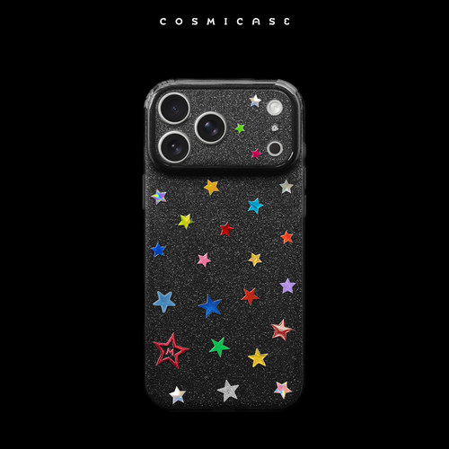 CosmiCase 闪粉星星cmc32 磁吸手机壳适用于iPhone17/17Pro/17ProMax