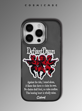 CosmiCase 狂野天使cmc19 透黑磁吸手机壳适用于iPhone17/17Pro/17ProMax