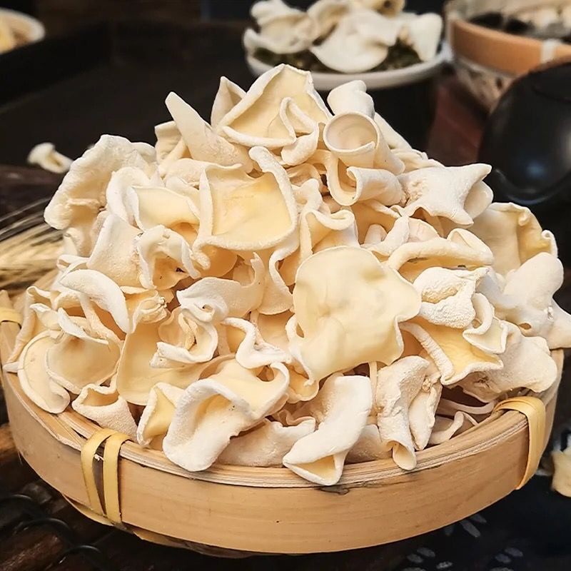 【买一斤送一斤】东北白玉木耳长白山新货白木耳肉厚无根火锅