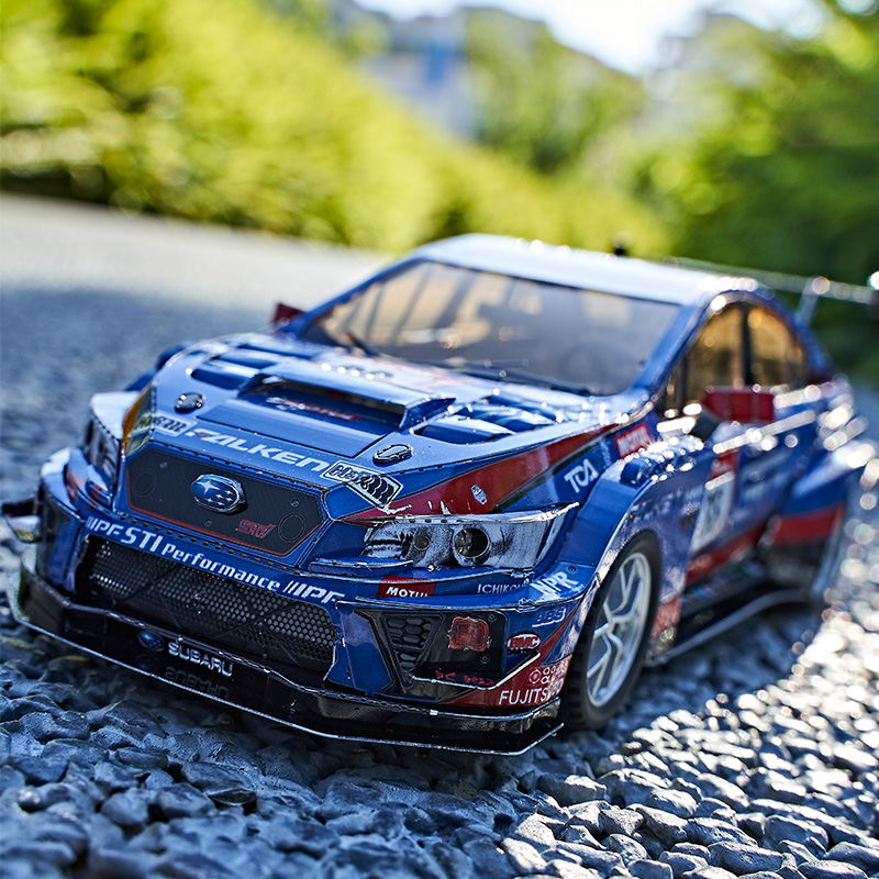 钢达斯巴鲁3d立体拼图金属拼装汽车模型高难度手工diy摆件礼物