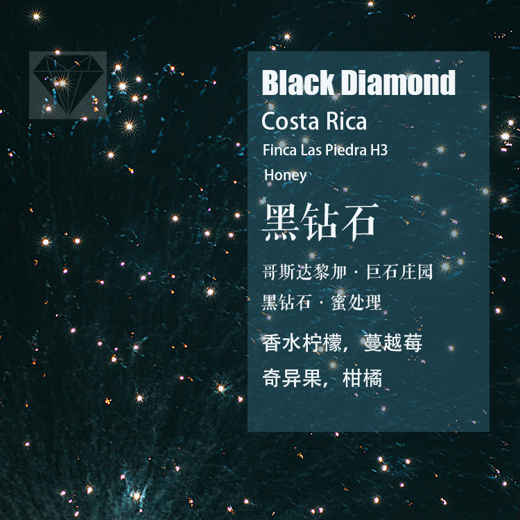 巨石庄园黑钻石蜜处理咖啡豆