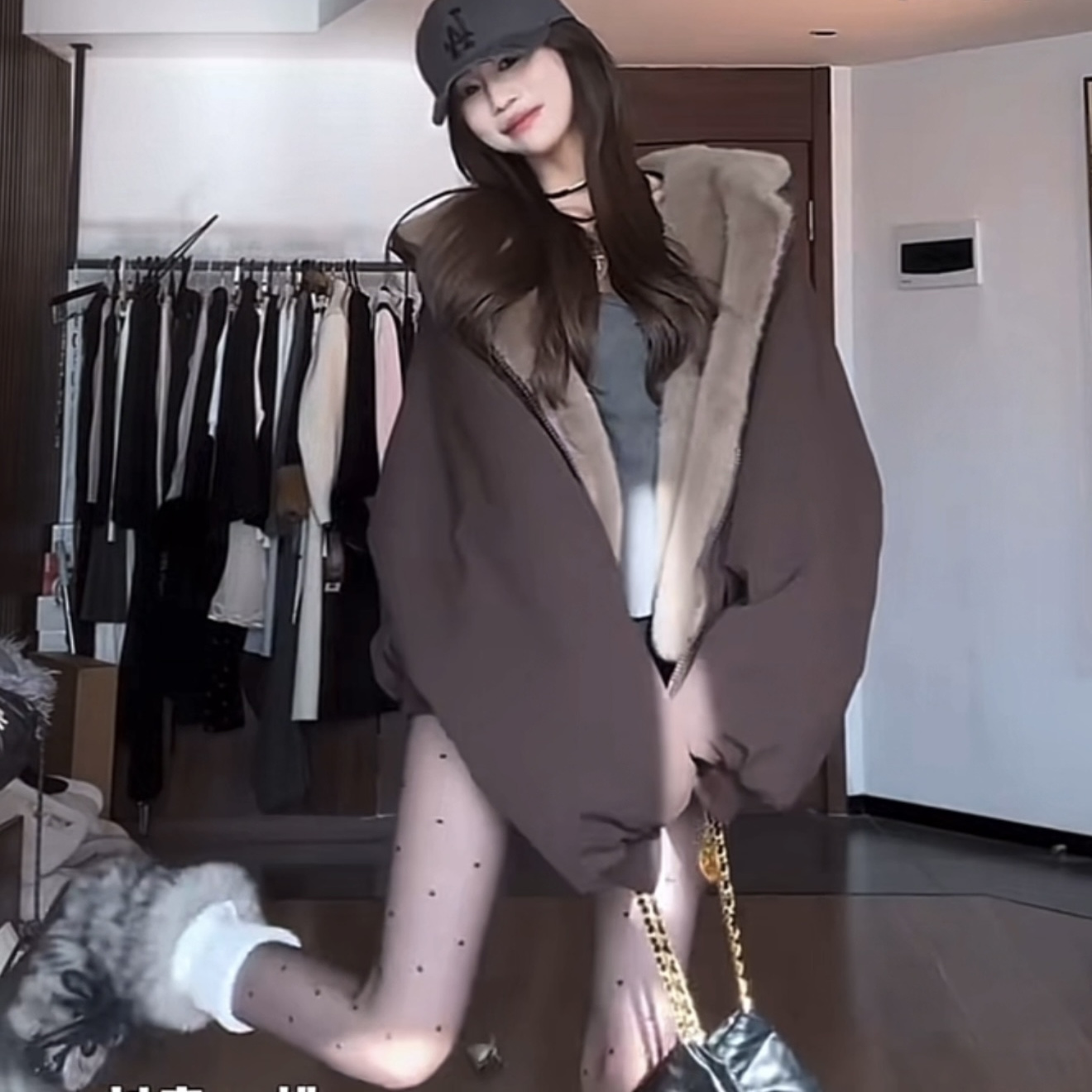 【官方推荐】座山雕棉服厚外套女