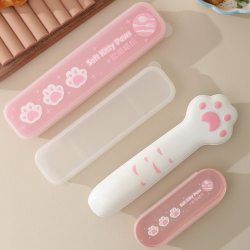 萌格调餐具盒学生便携空盒