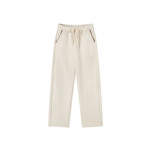 羊毛蚕丝加绒直筒裤 秋冬新款 K6688 24H