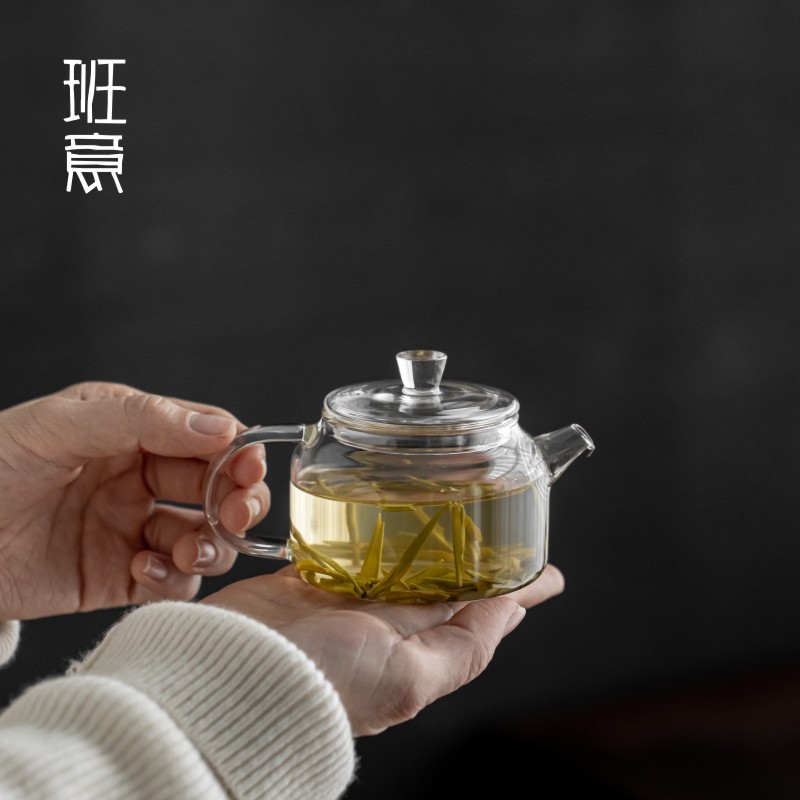 班意耐热玻璃小泡茶壶花茶加厚器