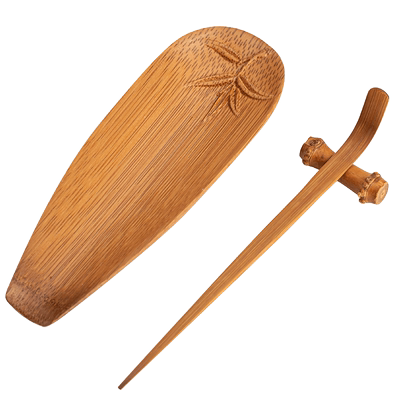 班意竹制茶则碳化三件套