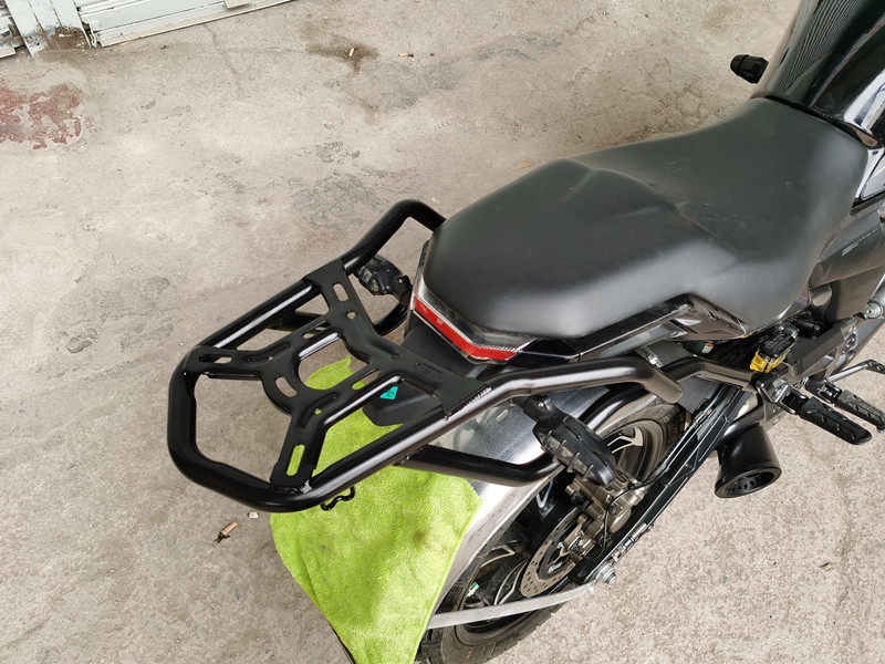 适用于启典150g1后货架 kd150-g2尾架 后衣架尾箱架尾翼改装配件