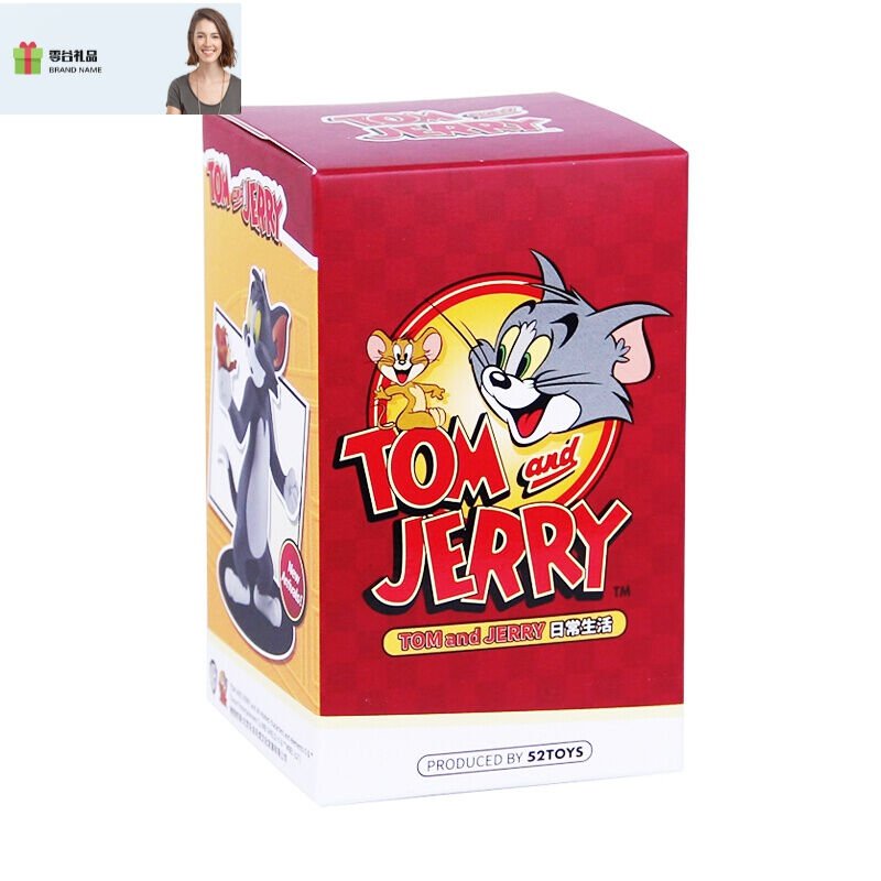 卡通猫和老鼠TOMandJERRY日常生活盲盒潮流玩具摆件单个盲盒)整盒