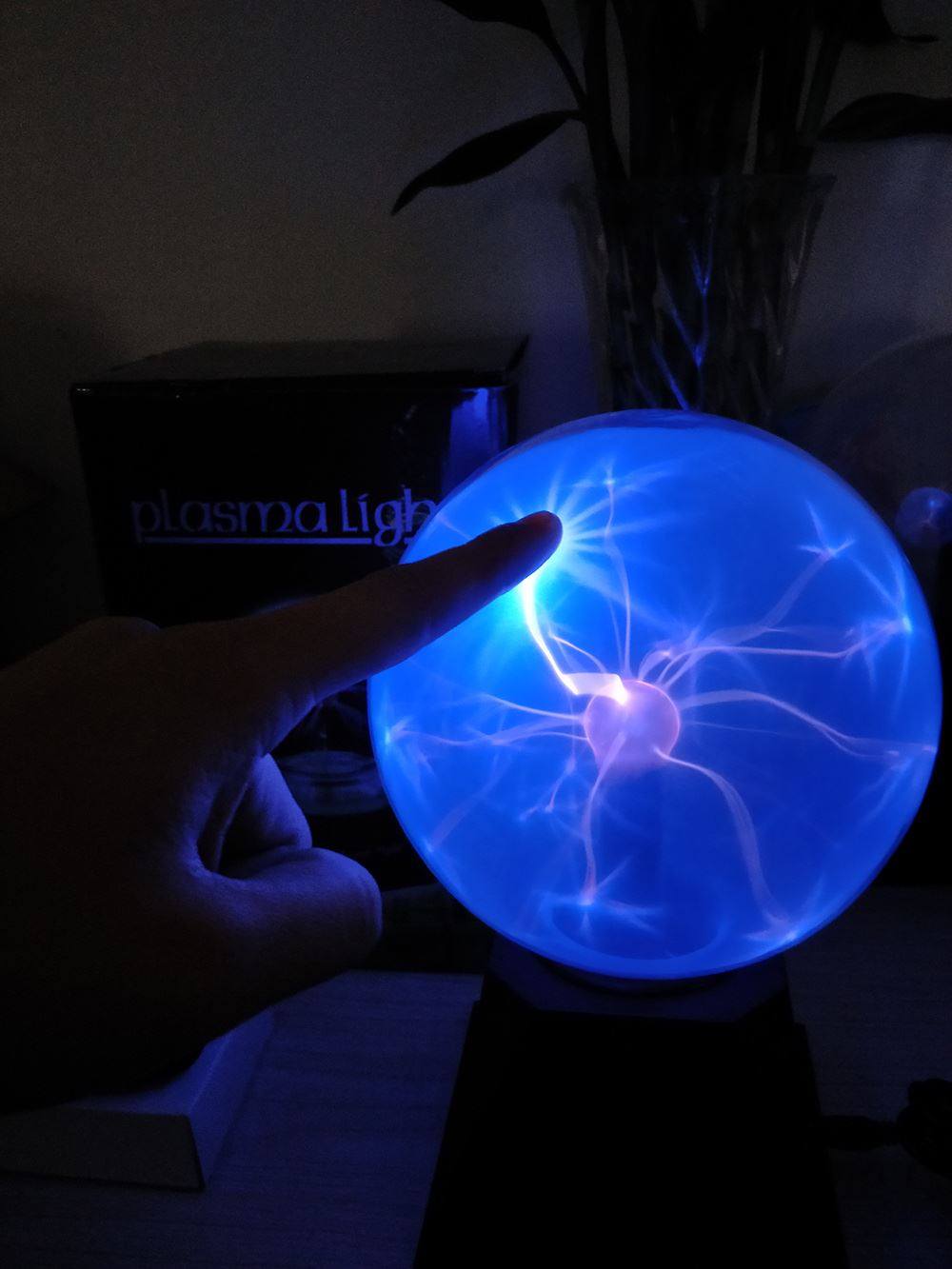 静电球感应辉光球等离子球10寸15寸红光蓝光科技馆展览球闪电球