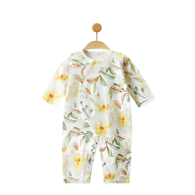 婴儿连体衣纯棉夏季空调服
