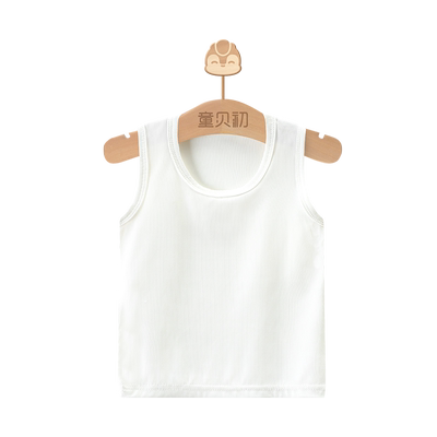 宝宝夏季无袖背心婴儿上衣薄款