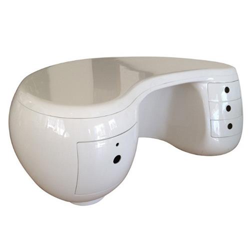 玻璃钢烤漆前台公司售楼部咨询服务台酒店大堂现代创意异形迎宾台