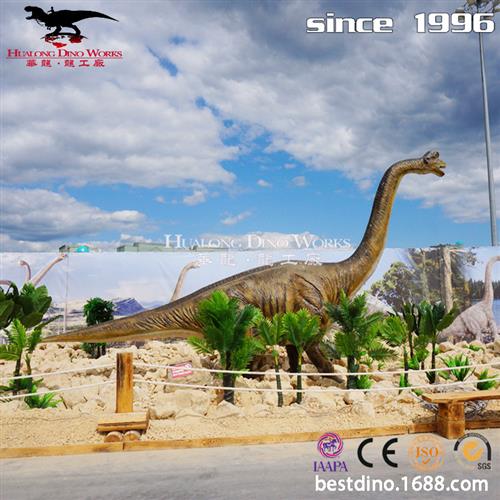 恐龙公园恐龙大世界商场游乐园参观仿真腕龙仿真恐龙模型玩具.