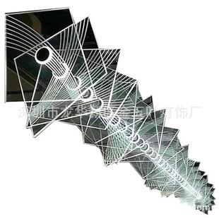 工程灯音乐西餐厅火锅店吧台酒吧KTV吊灯 LED亚克力后现代简约个性