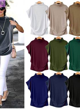 shirts women blouse ladies shirt female tops big size短袖t恤