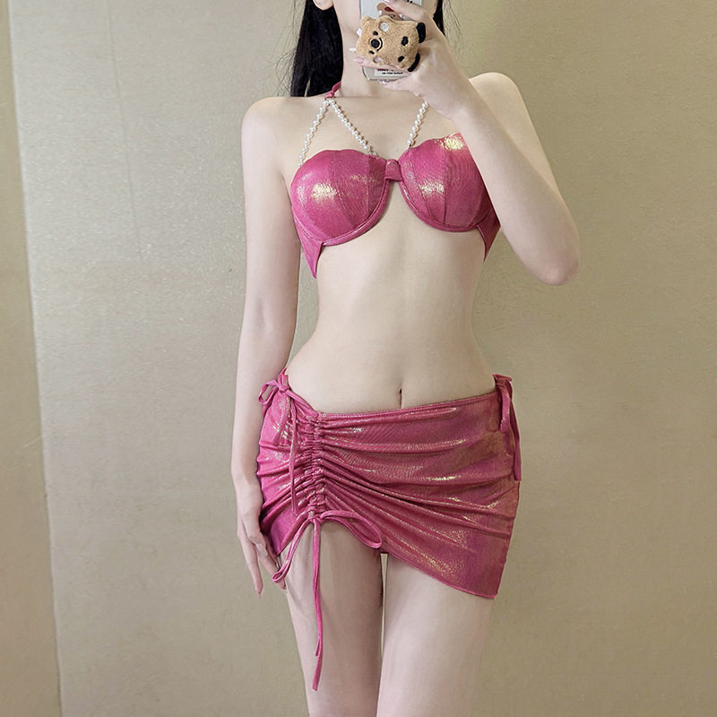 泳衣女新款性感美背钢托