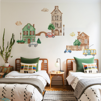 早教儿童房墙贴AstrkizPVCDIY