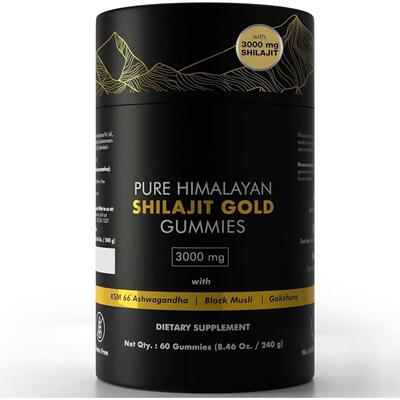 现货 喜来芝软糖Shilajit60粒