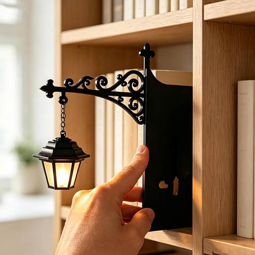 Library Lantern-Decorative Bookshelf Lighting 装饰书架照明