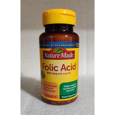 美国  Acid 天唯美 folic acid 叶酸 400mcg*250片